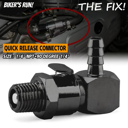 THE FIX For BMW R1200GSW R1200R S1000RR Ducati 748 916 996 998 Triumph Daytona TT600 Fuel Pump Quick Release Metal Connector