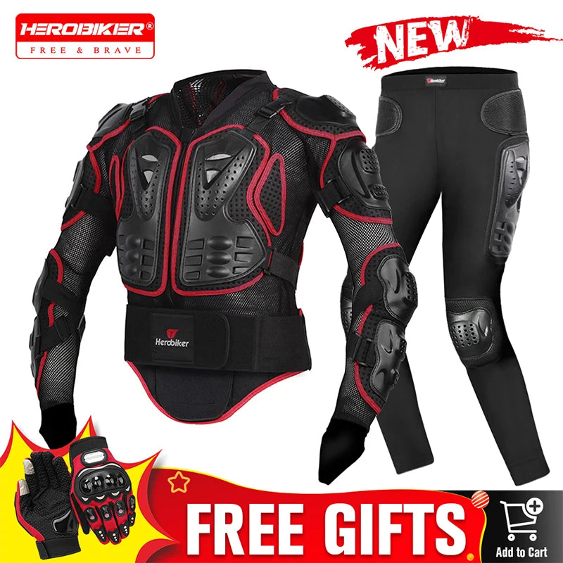New Motorcycle Jackets & Body Armor Protection Accessories CE Protection For Street or Offroad Motorbike/Motocross Protective Gear