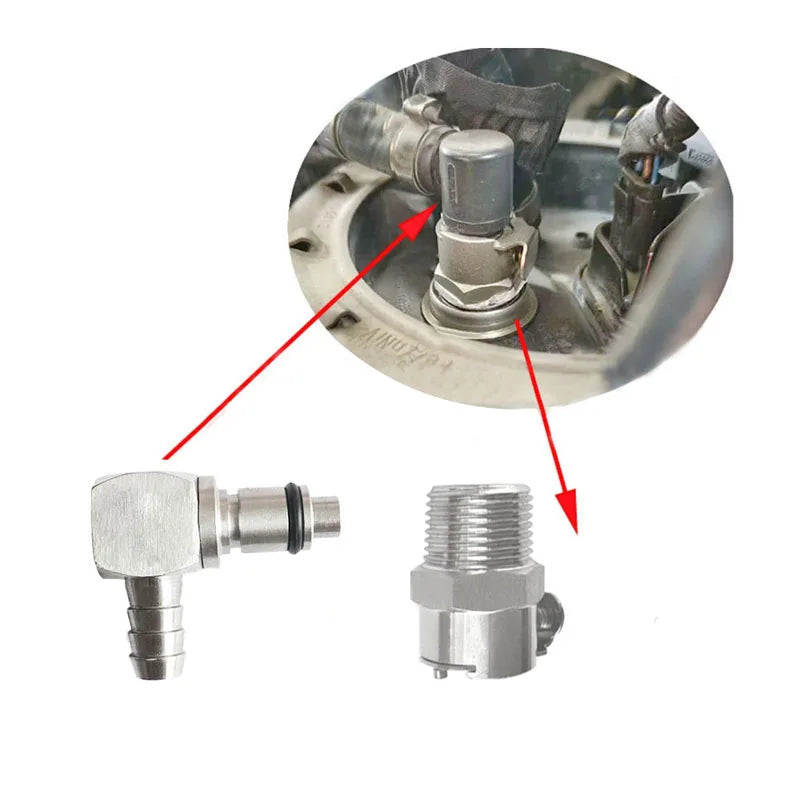 THE FIX II Fuel Pump Quick Release Stainless Steel Connector For BMW R1200GS ADV R1200RT S1000RR K1200R K1300R K1600GTL HP4 R nine T