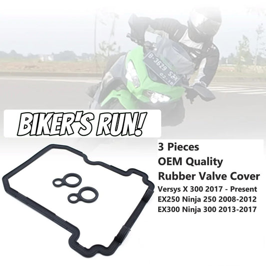 Valve Cam Cover Gasket For Kawasaki Versys X 300 KLE300 ZZR250 EX250 NINJA250 EX300 Ninja 300