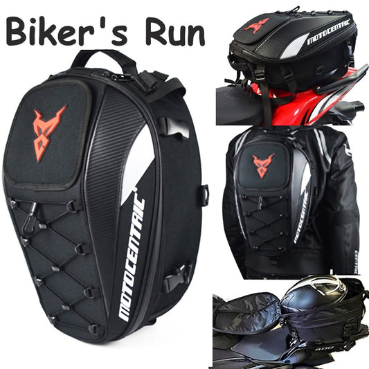Motorcycle Bag Waterproof Reflective Rear Seat Bag Moto Equipment Multi-functional Durable Rear Motorcycle Seat Bag 4 Colour