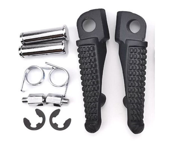 Front Rear Footrests Foot Pegs For Kawasaki Ninja 250R Z400 Z750 Z800 Z900 Z1000 ER6F ER6N ZX-6R ZX-9R ZX-10R ZX-12R