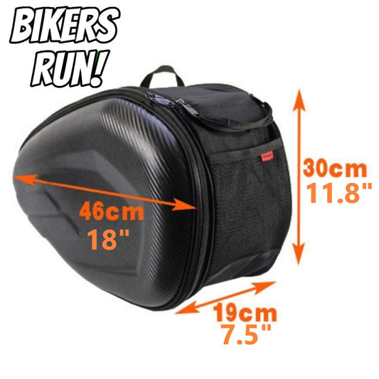 Motorcycle Waterproof Travel Pannier Bags Suitcase Saddlebags + One Pair of Rain Covers
