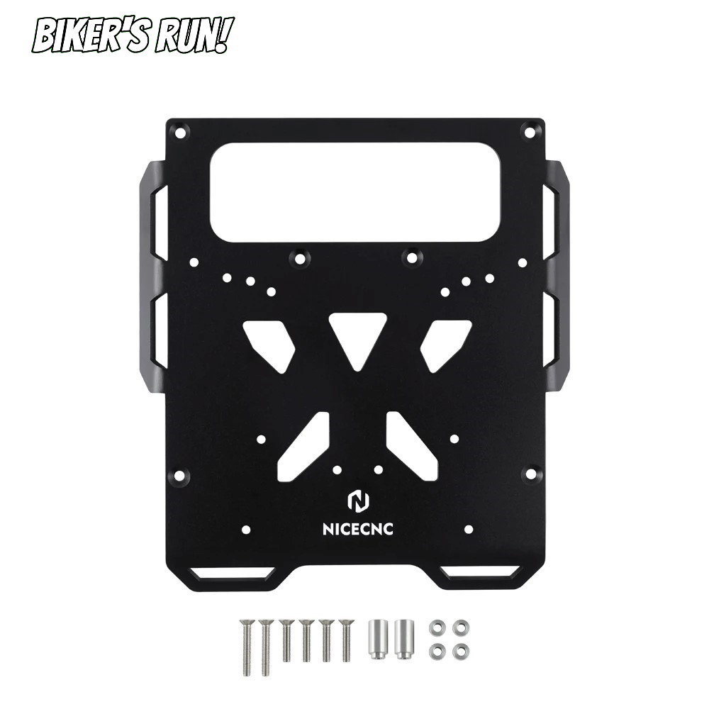 Rear Luggage Bracket Carrier Plate for Kawasaki KLR650 KLR 650 2008-2018 Rear Luggage Bracket Rack Carrier Plate Kit