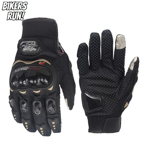 Biker's Run Pro12 Textile Motorcycle Gloves Motocross Breathable Racing Gloves For Men & Women