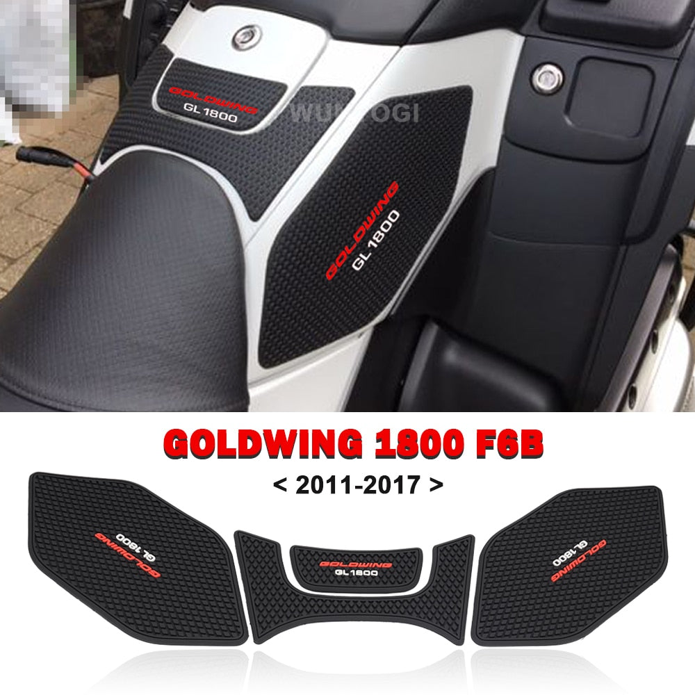 High Quality Rubber Tank Pad for GoldWing GL1800 2011 - 2017 Anti-Slip Extra Grip! Protection Knee Pad Stickers Traction Pad