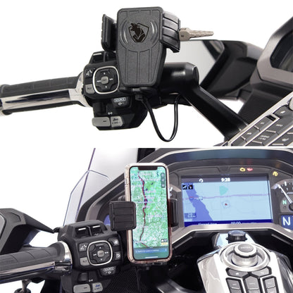 Motorcycle Wireless Charging GPS Phone Holder Navigation Bracket For HONDA GoldWing GL 1800 F6B GL1800 DCT 2018 - 2021