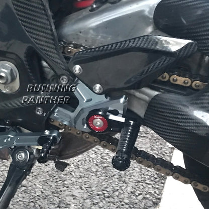 Custom Rear Sets BMW S1000R S1000RR Footrest Carbon Fiber Adjustable Footpegs Rear Footpegs S1000R RR