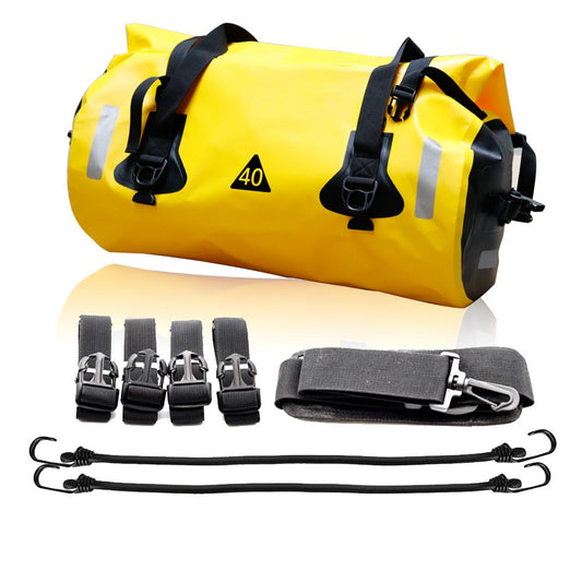 Waterproof Tail Bag 10L/20L/30L/40L/60L/80L Black, Grey & High-Vis Yellow