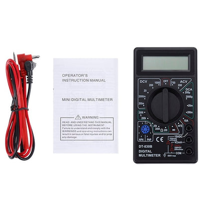 Motorcycle LCD Digital Multimeter Ammeter Voltmeter AC/DC