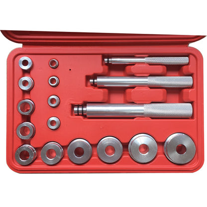 17 PCS Wheel Bearing Races Seals Bush Driver Master Tool Set for Motorcycle Bearings or Seals