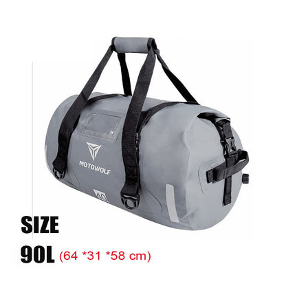 Waterproof Tail Bag 10L/20L/30L/40L/60L/80L Black, Grey & High-Vis Yellow