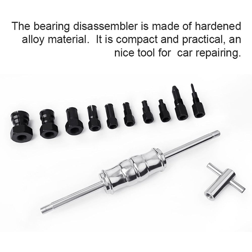 12PCS Bearings Remover Bearing Extractor slide Hammer Tool Bearings Pulling Extractor